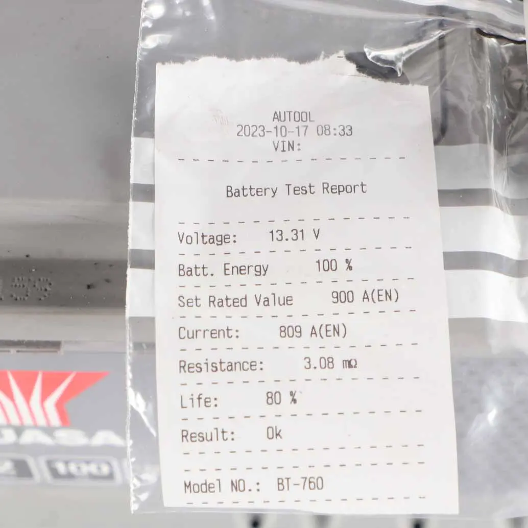 YUASA Silver 5000 12V Accumulator Battery 80Ah 760A HSB019