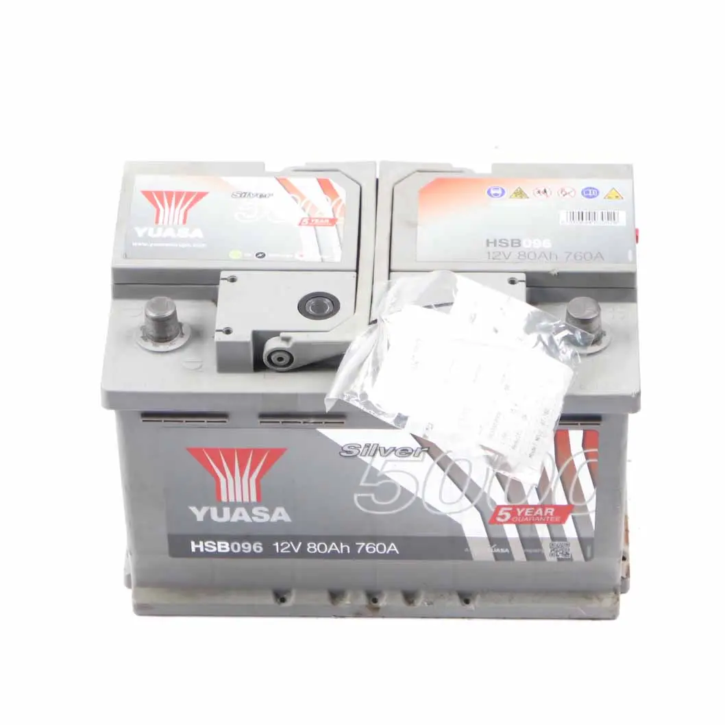 YUASA Silver 5000 12V Accumulator Battery 80Ah 760A HSB019