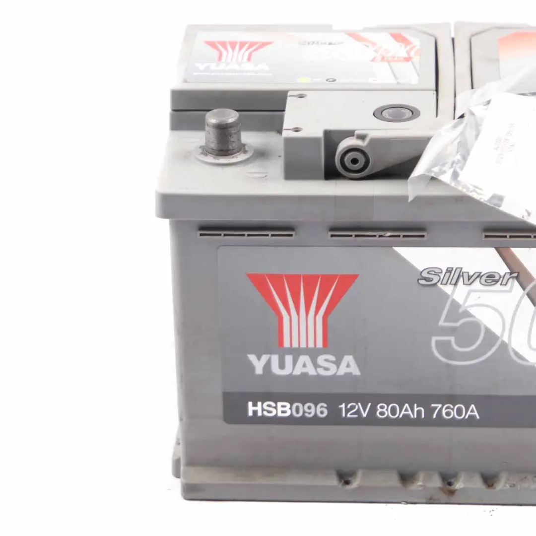 YUASA Silver 5000 12V Accumulator Battery 80Ah 760A HSB019
