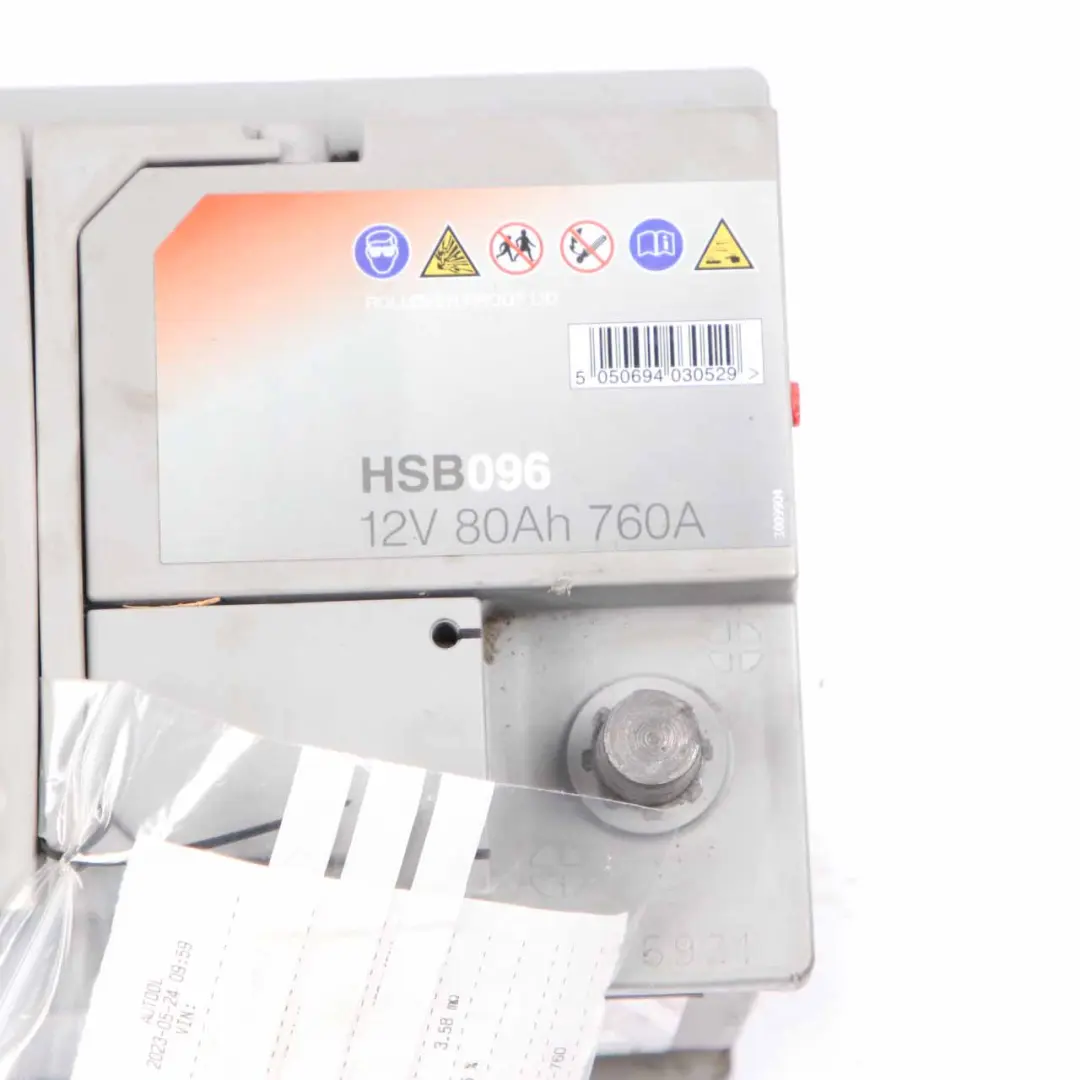 YUASA Silver 5000 12V Accumulator Battery 80Ah 760A HSB019