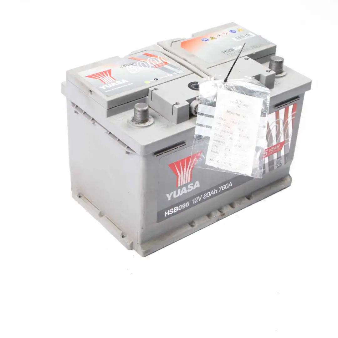 YUASA Silver 5000 12V Accumulator Battery 80Ah 760A HSB019