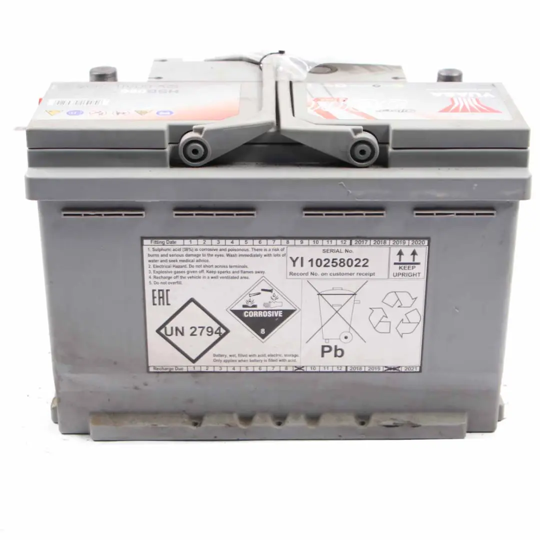 YUASA Silver 5000 12V Accumulator Battery 80Ah 760A HSB019