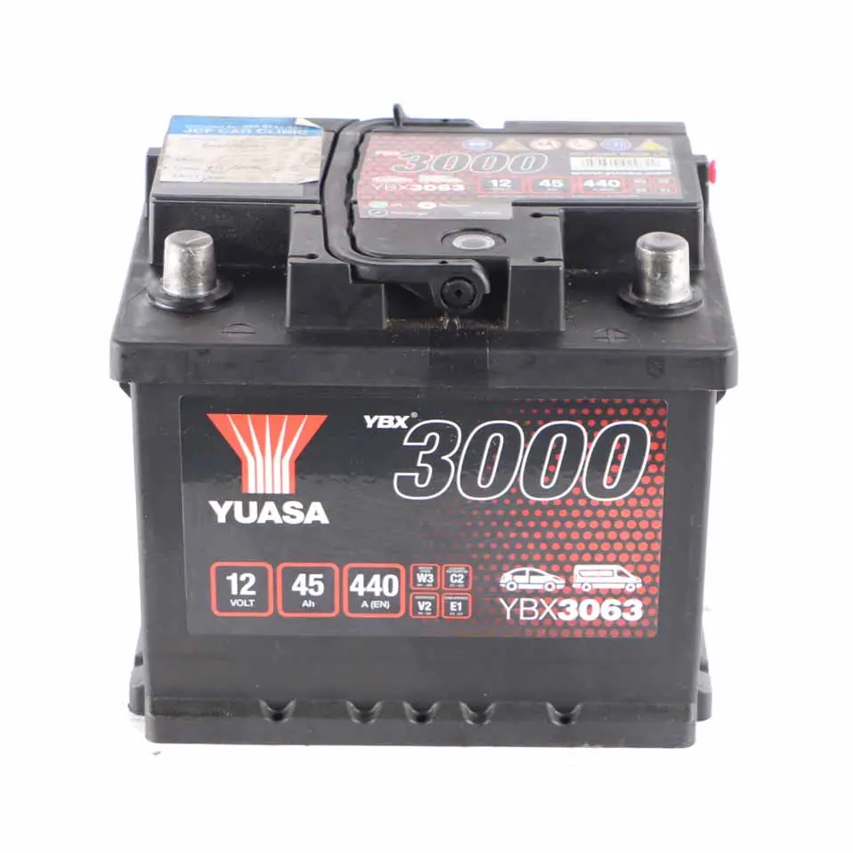 YUASA YBX 3000 12V Accumulator Battery 45Ah 440A YBX3063