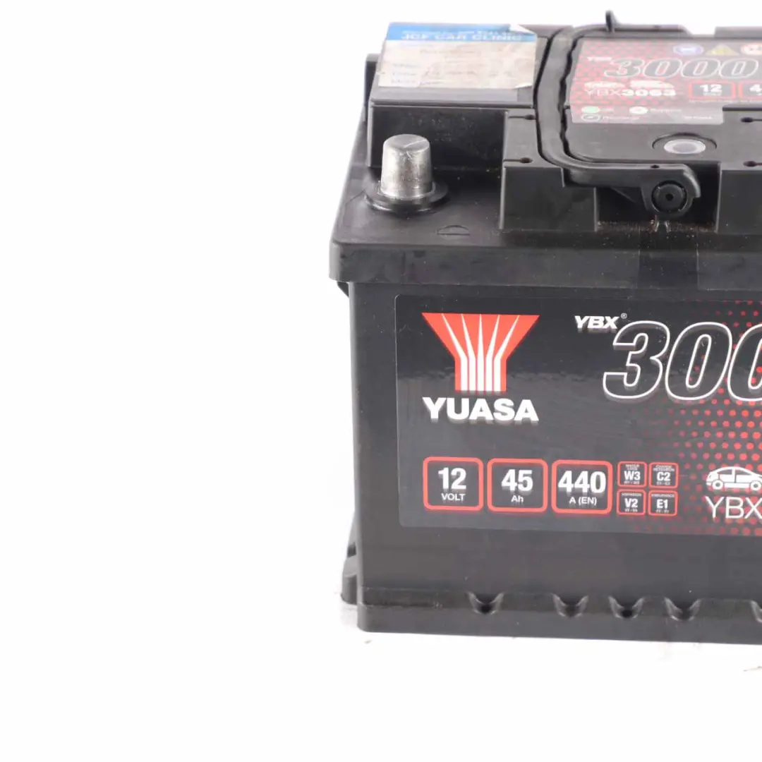YUASA YBX 3000 12V Accumulator Battery 45Ah 440A YBX3063