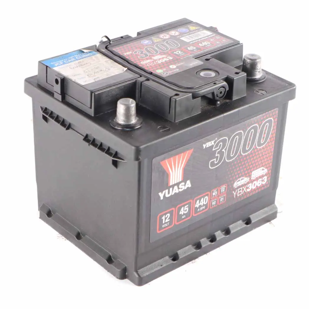 YUASA YBX 3000 12V Accumulator Battery 45Ah 440A YBX3063