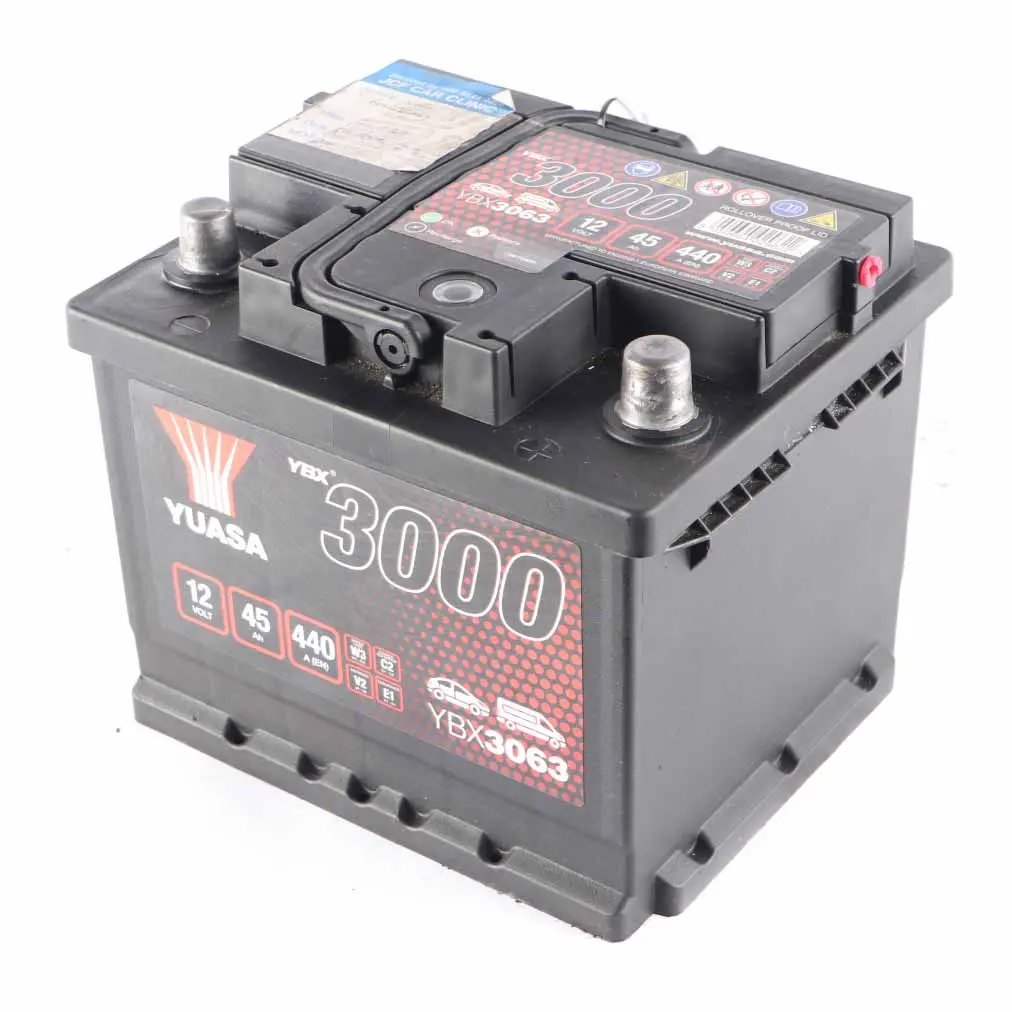 YUASA YBX 3000 12V Accumulator Battery 45Ah 440A YBX3063