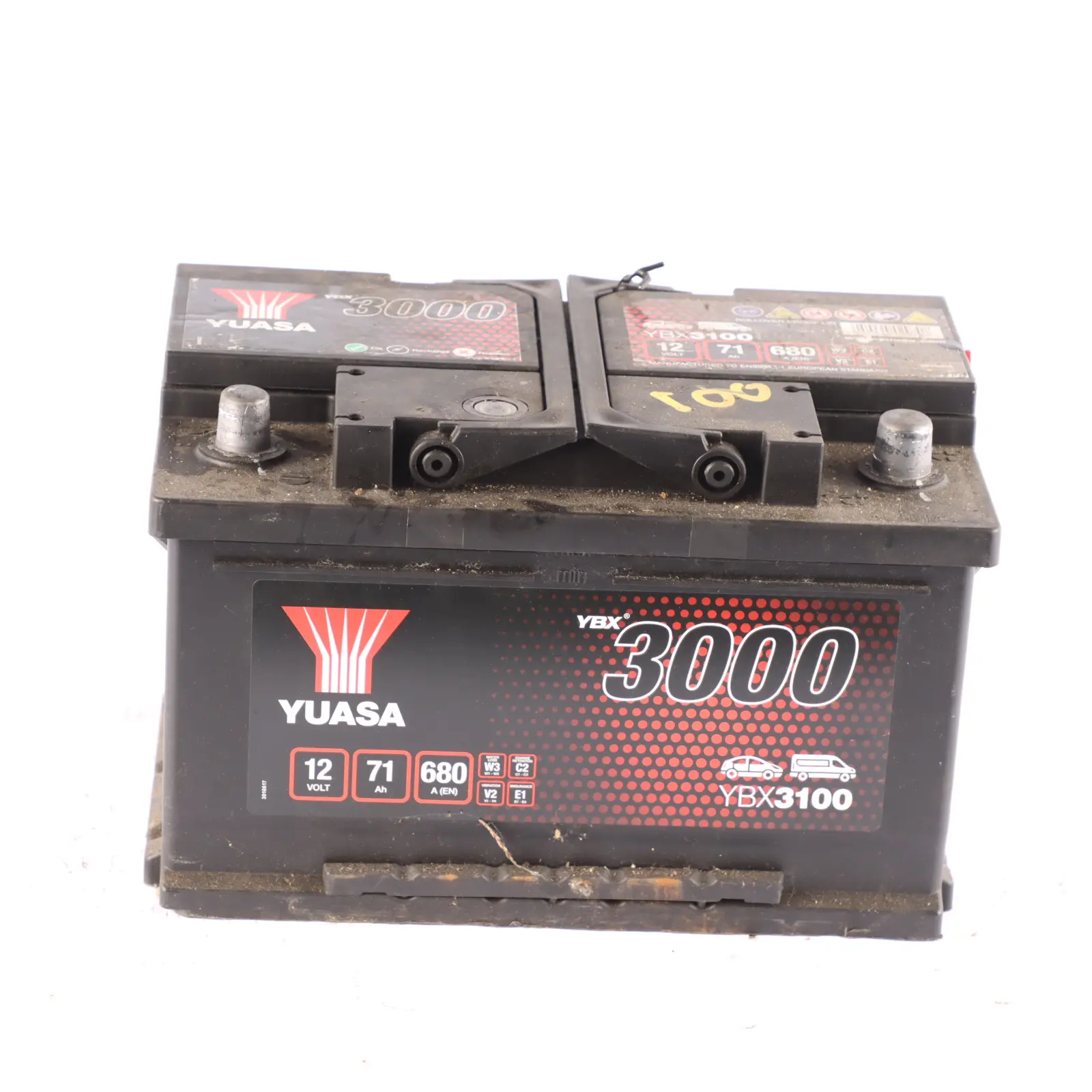 YUASA YBX 3000 12V Accumulator Battery 71Ah 680A YBX3100