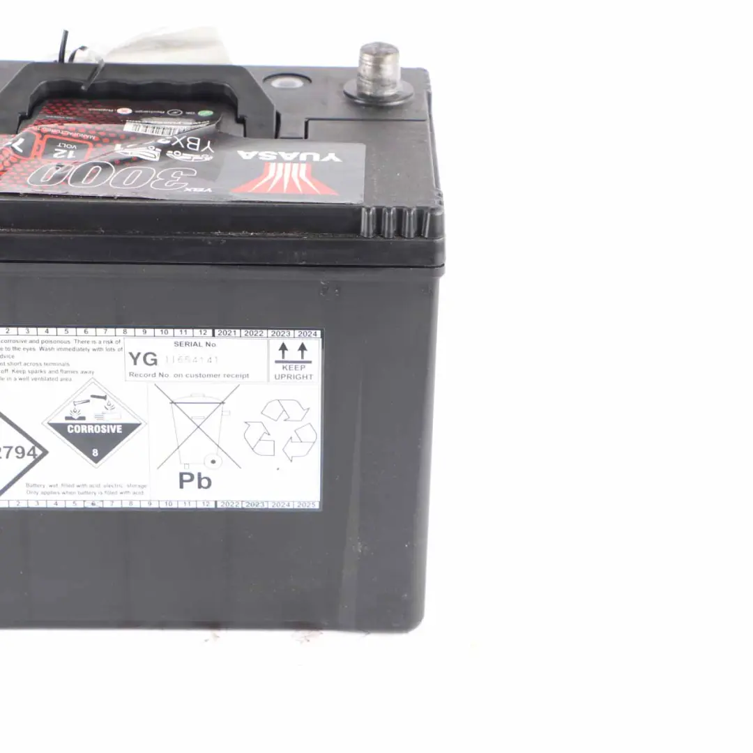 YUASA YBX 3000 12V Accumulator Battery 72Ah 630A YBX3031