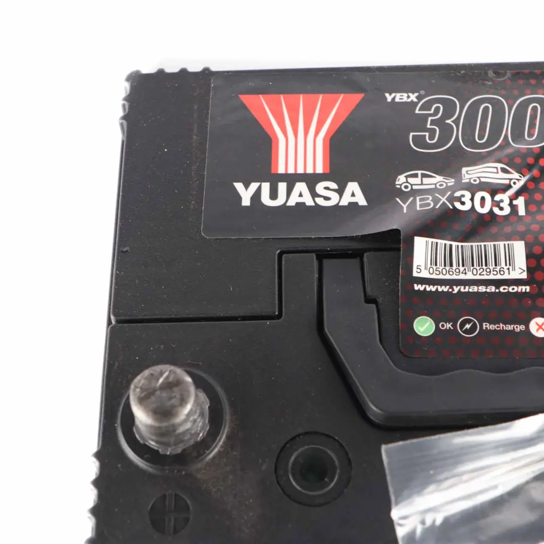 YUASA YBX 3000 12V Accumulator Battery 72Ah 630A YBX3031