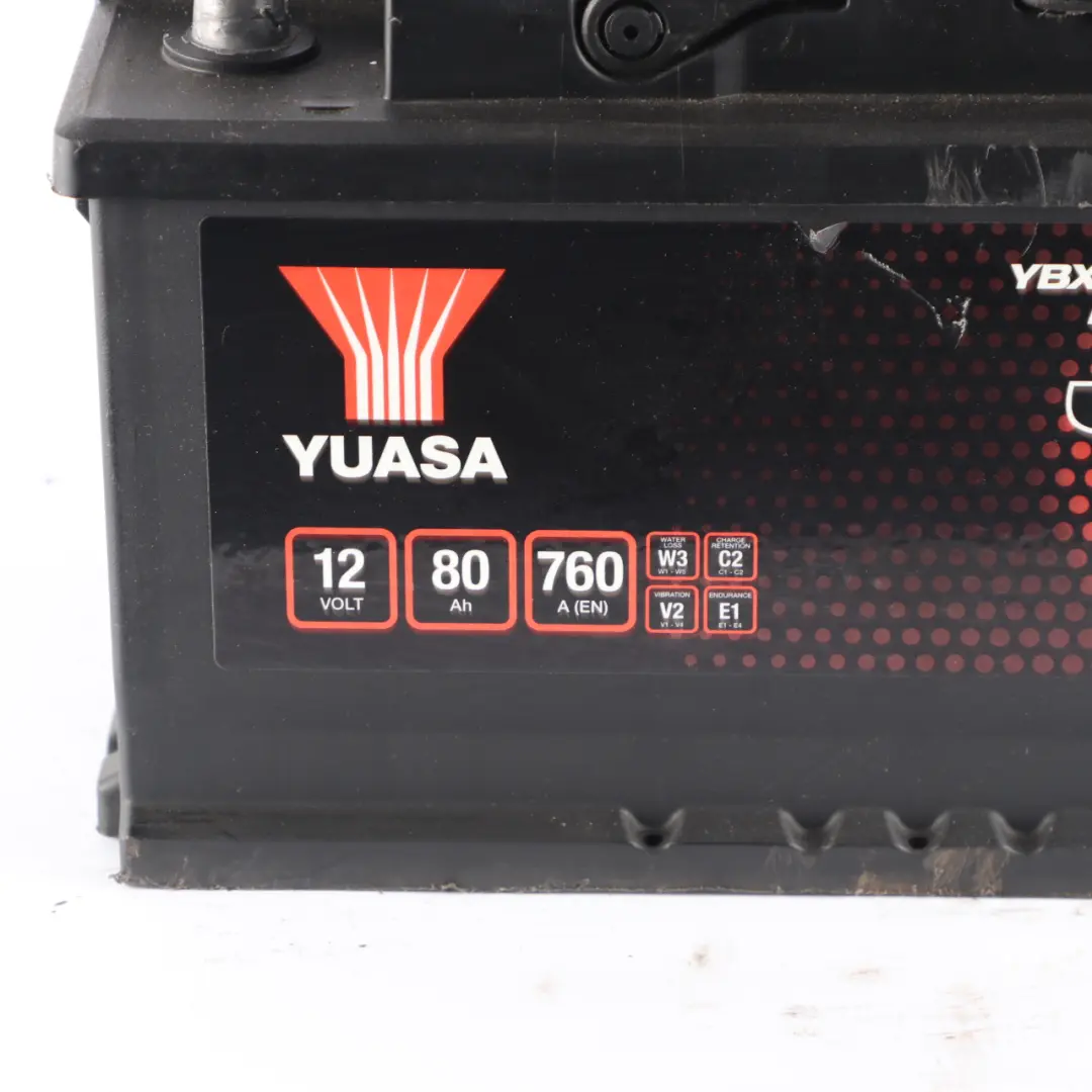 YUASA YBX 3000 12V Accumulator Battery 80Ah 760A YBX3110