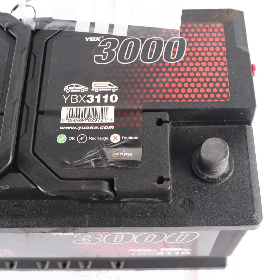 YUASA YBX 3000 12V Accumulator Battery 80Ah 760A YBX3110