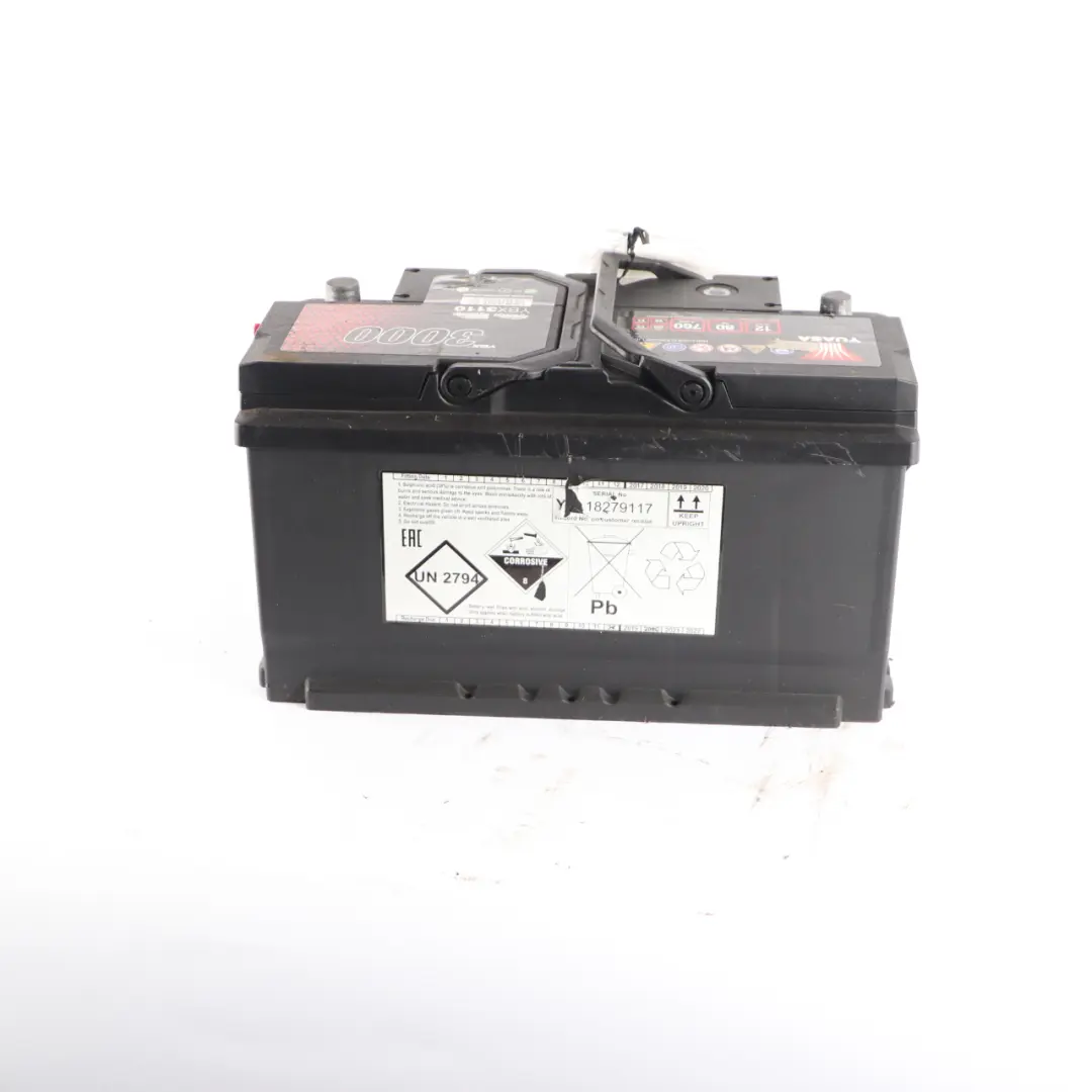 YUASA YBX 3000 12V Accumulator Battery 80Ah 760A YBX3110