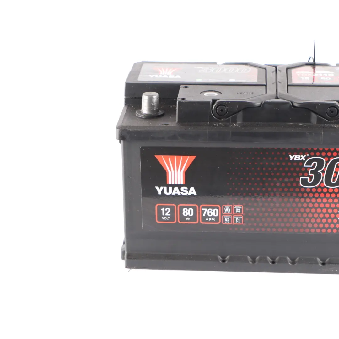 YUASA YBX 3000 12V Accumulator Battery 80Ah 760A YBX3110