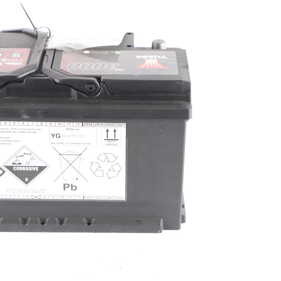 YUASA YBX 3000 12V Accumulator Battery 80Ah 760A YBX3110