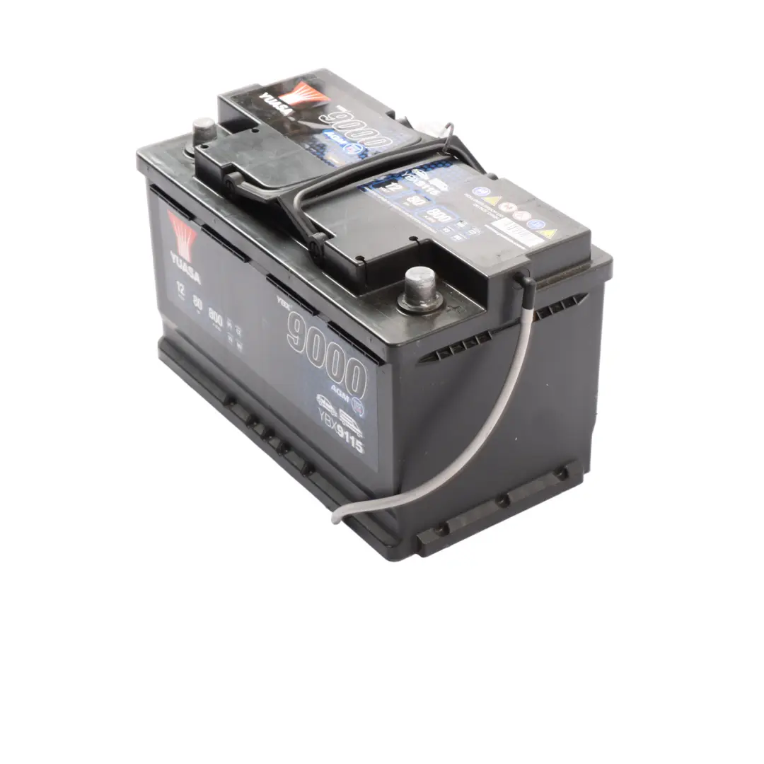 YUASA YBX 9000 AGM Start Stop 12V Accumulator Battery 80Ah 800A YBX9115