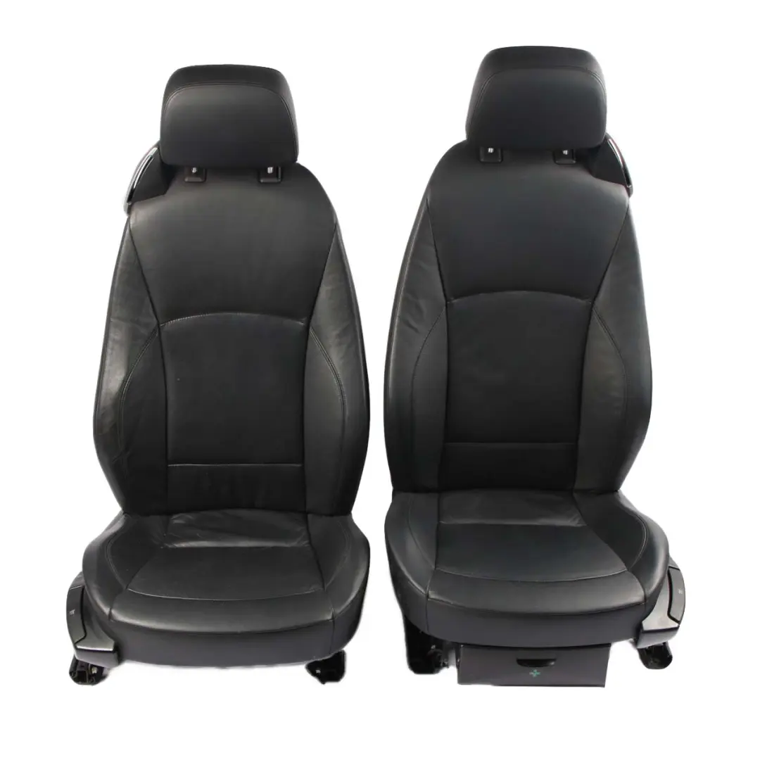 Seat BMW Z4 E85 Seat Front Left Right Black Oregon Leather Interior Door Cards