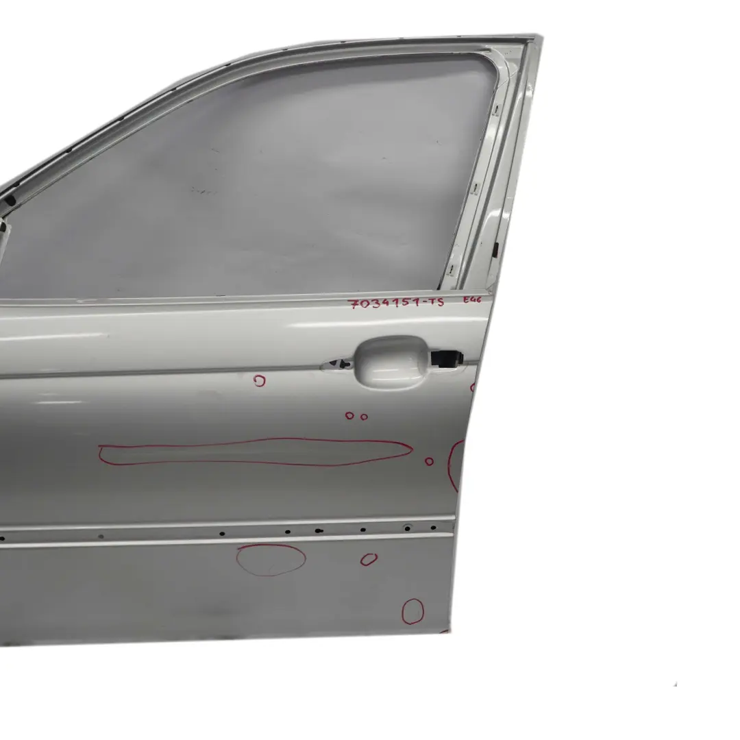 Drzwi lewe przednie przód titansilber do BMW E46 o numerze 7034151 BMW E46 Drzwi lewe przednie przód titansilber - SKU 7034151-TS - Numer Części 7034151