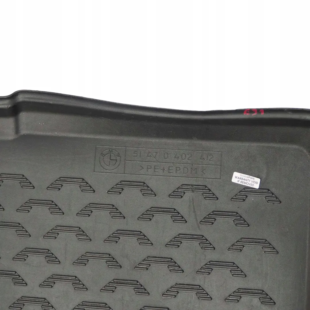 BMW 3 E91 Touring Gepäckraum Kofferaum Boden Gummi Matte Verkleidung - SKU 0402412 - Teilenummer 0402412