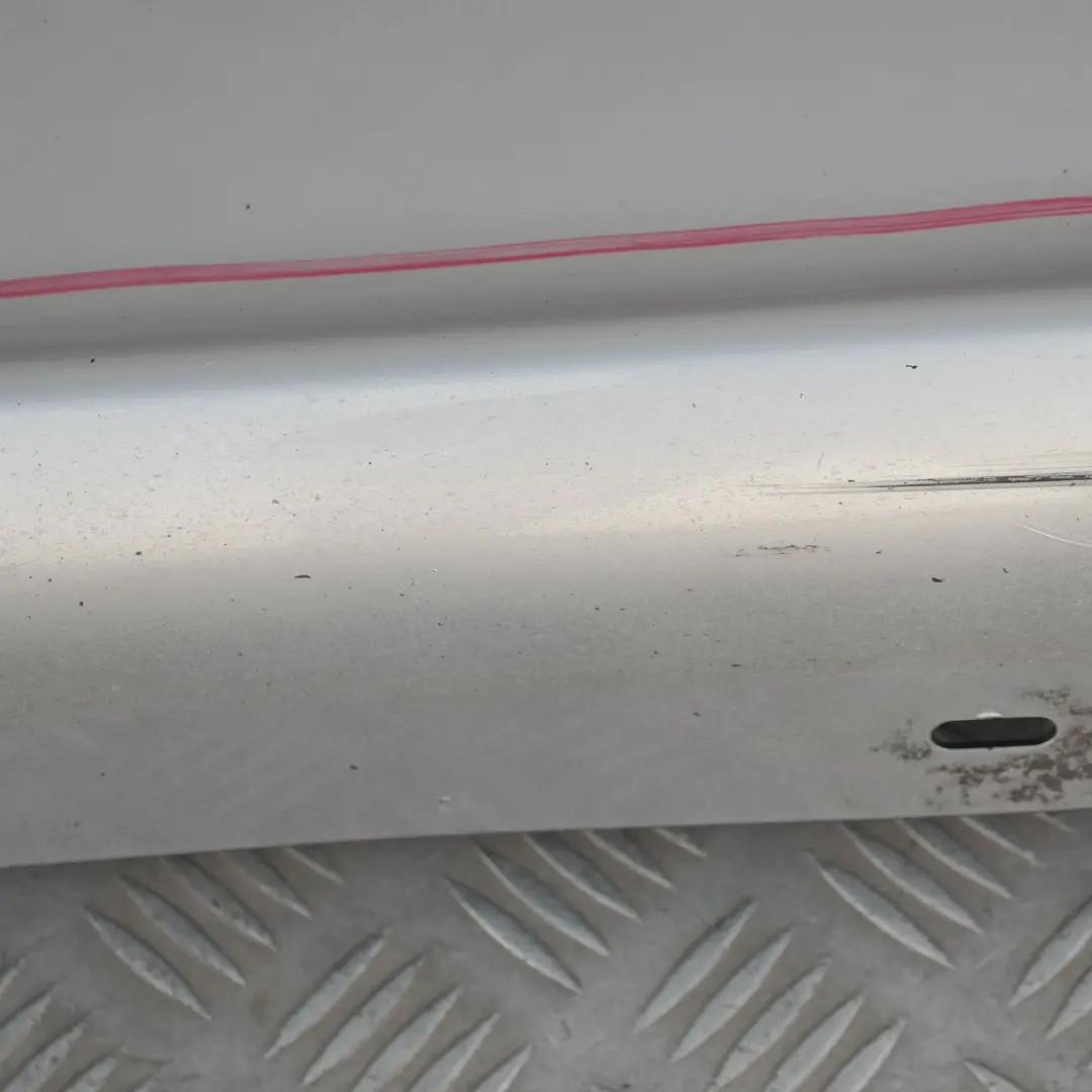 Sill strip side skirt left N/S Titansilber Metallic Silver 354 to BMW 1 SERIES E87 with Part number 32949 BMW 1 SERIES E87 Sill strip side skirt left N/S Titansilber Metallic Silver 354 - SKU 0032949-TS18 - Part number 32949