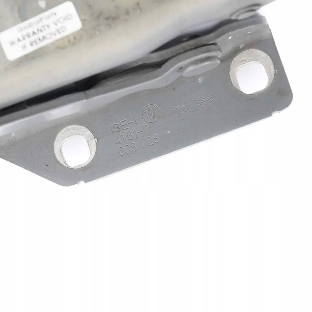 Frontklappe Scharnier Rechts Silbergrau - A08 7008728 für BMW 5 er E60 E61 mit Teilenummer 41617120276 BMW 5 er E60 E61 Frontklappe Scharnier Rechts Silbergrau - A08 7008728 - SKU 7120278-1 - Teilenummer 41617120276
