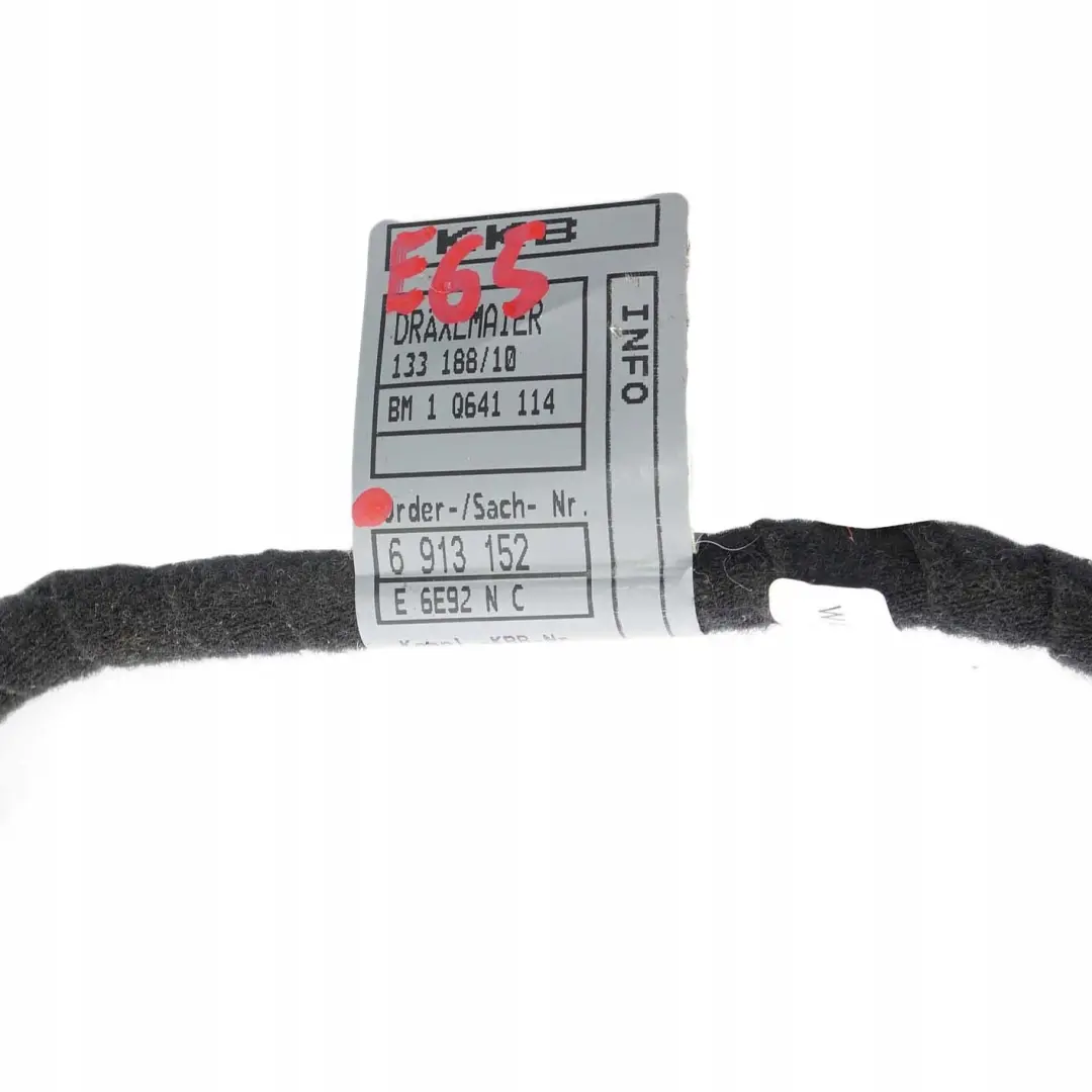 BMW 7 E65 E66 Faisceau Arriere Droite, a Gauche - SKU 6934095 - Numéro de pièce 6934095