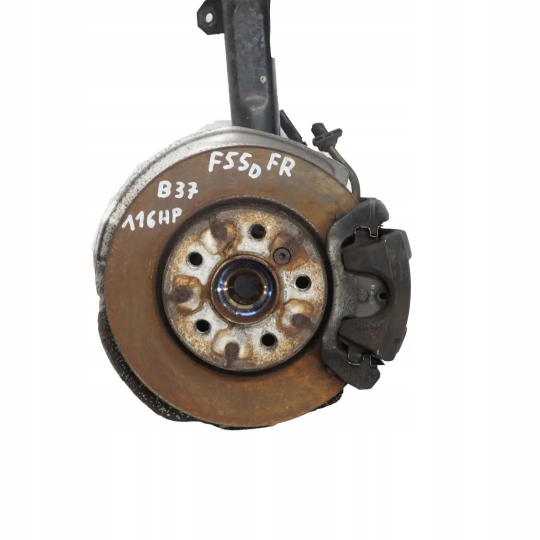 Front Right O/S Leg Brake Suspension Wheel Axle Hub to Mini F55 Cooper One with Part number 6870818 Mini F55 Cooper One Front Right O/S Leg Brake Suspension Wheel Axle Hub - SKU 6870818 - Part number 6870818