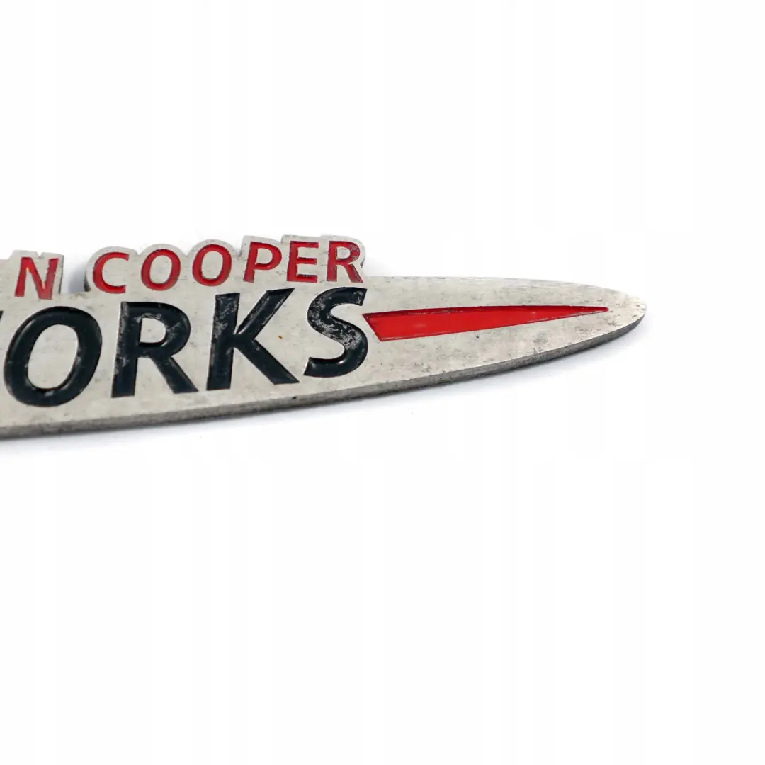Mini Cooper S JCW John Cooper Works Emblema Logo Sello Insignia - SKU JCW-Emblem - Número de pieza JCW Emblem