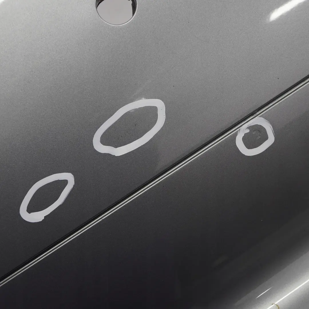 BMW 5 Series E60 5 Saloon Rear Bumper PDC Silbergrau Grey Metallic - A08 - SKU 0149318-SBG5 - Part number 0149318