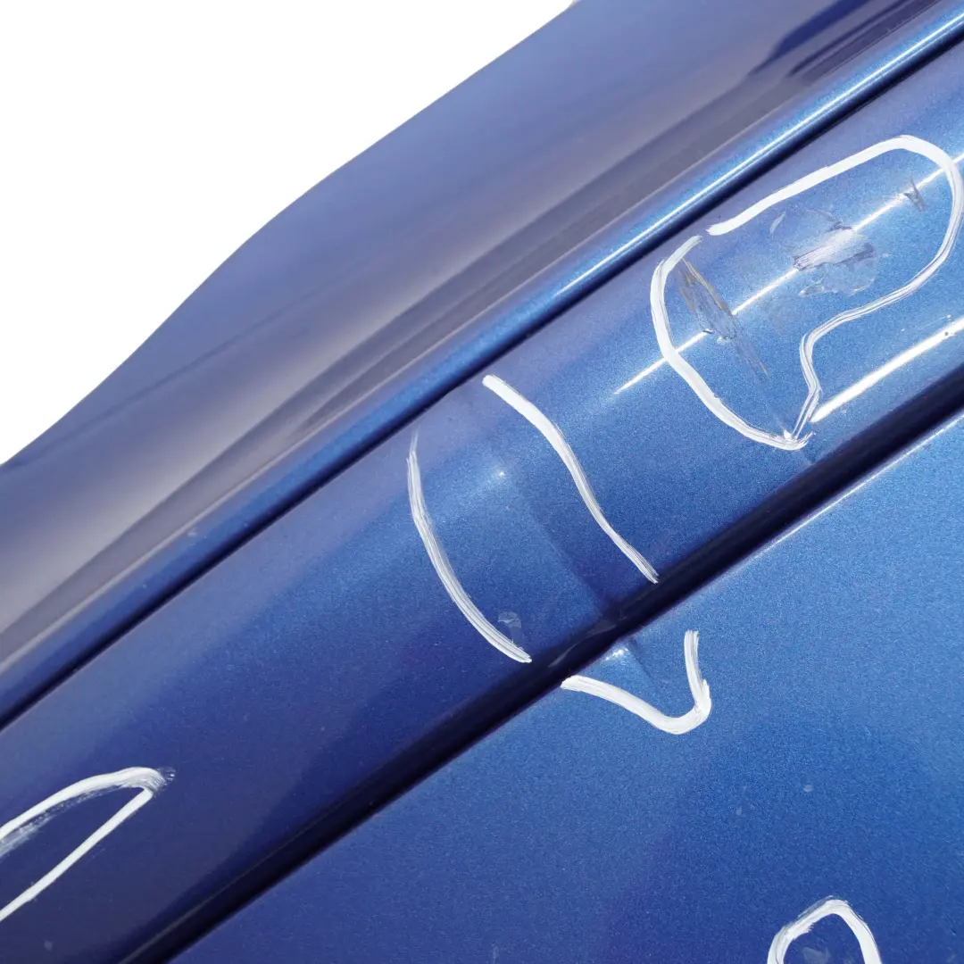 Complete Front Bumper Trim Panel Sydneyblau Sydney Blue Metallic A19 to BMW 1 E87 with Part number 0032635 BMW 1 E87 Complete Front Bumper Trim Panel Sydneyblau Sydney Blue Metallic A19 - SKU 0032635-SYD1 - Part number 0032635