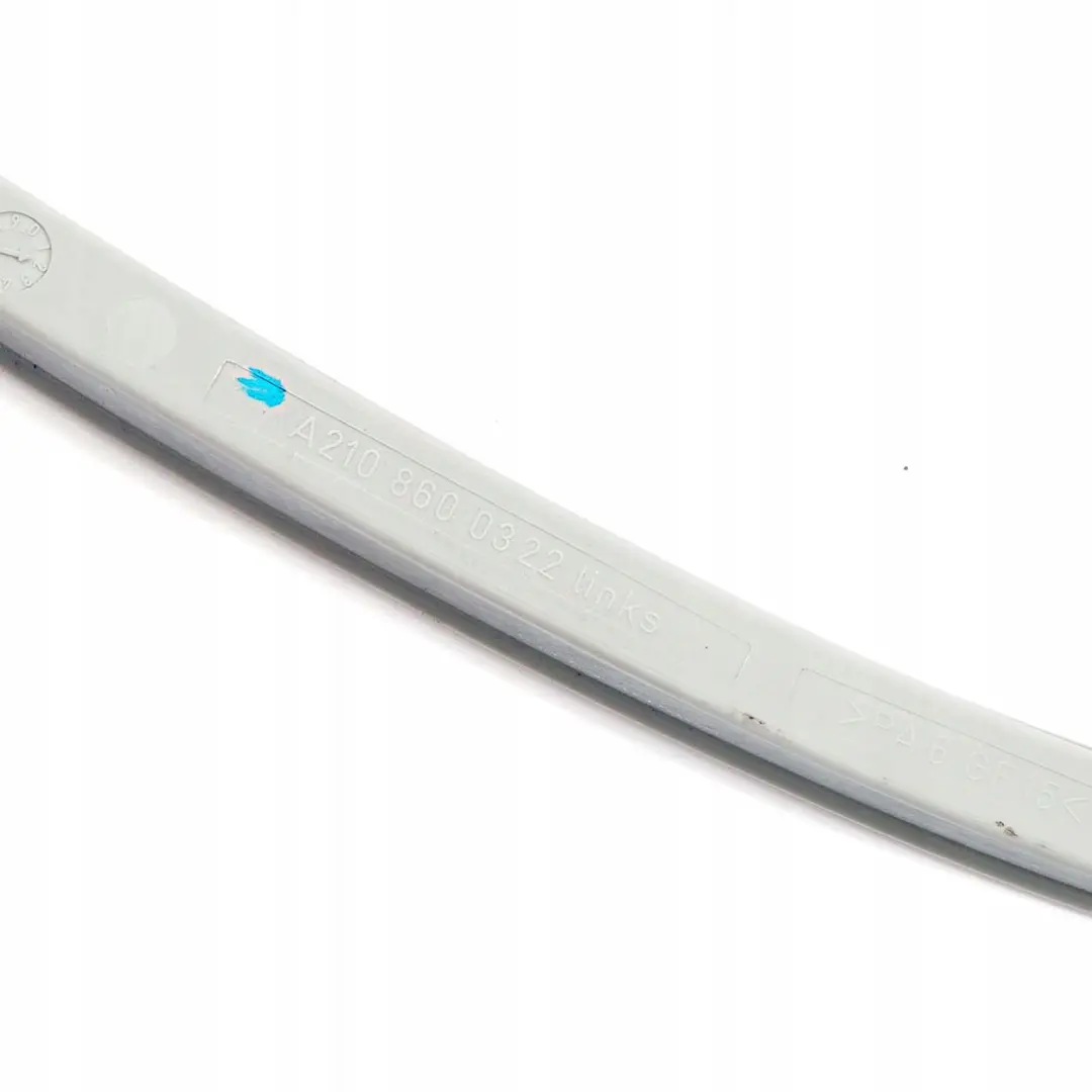 Mercedes-Benz W210 S210 Left D-Pillar Trim Rail Guide Trunk Cover to with Part number A2108600322 Mercedes-Benz W210 S210 Left D-Pillar Trim Rail Guide Trunk Cover - SKU A2108600322 - Part number A2108600322