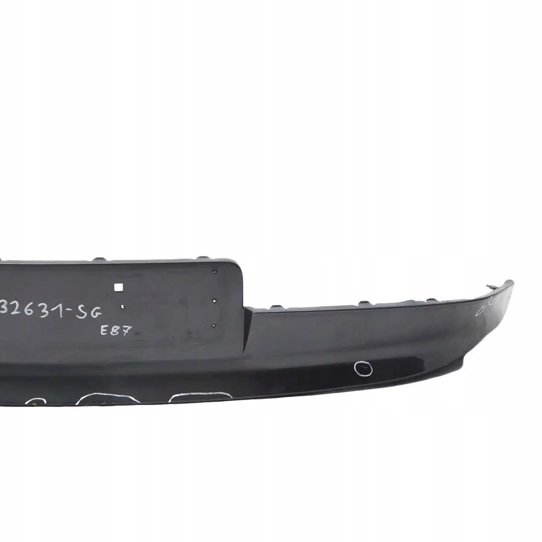 Bumper Bottom Trim Panel Sparkling Graphite - A22 to BMW E87 Rear with Part number 0032631 BMW E87 Rear Bumper Bottom Trim Panel Sparkling Graphite - A22 - SKU 0032631-SG - Part number 0032631