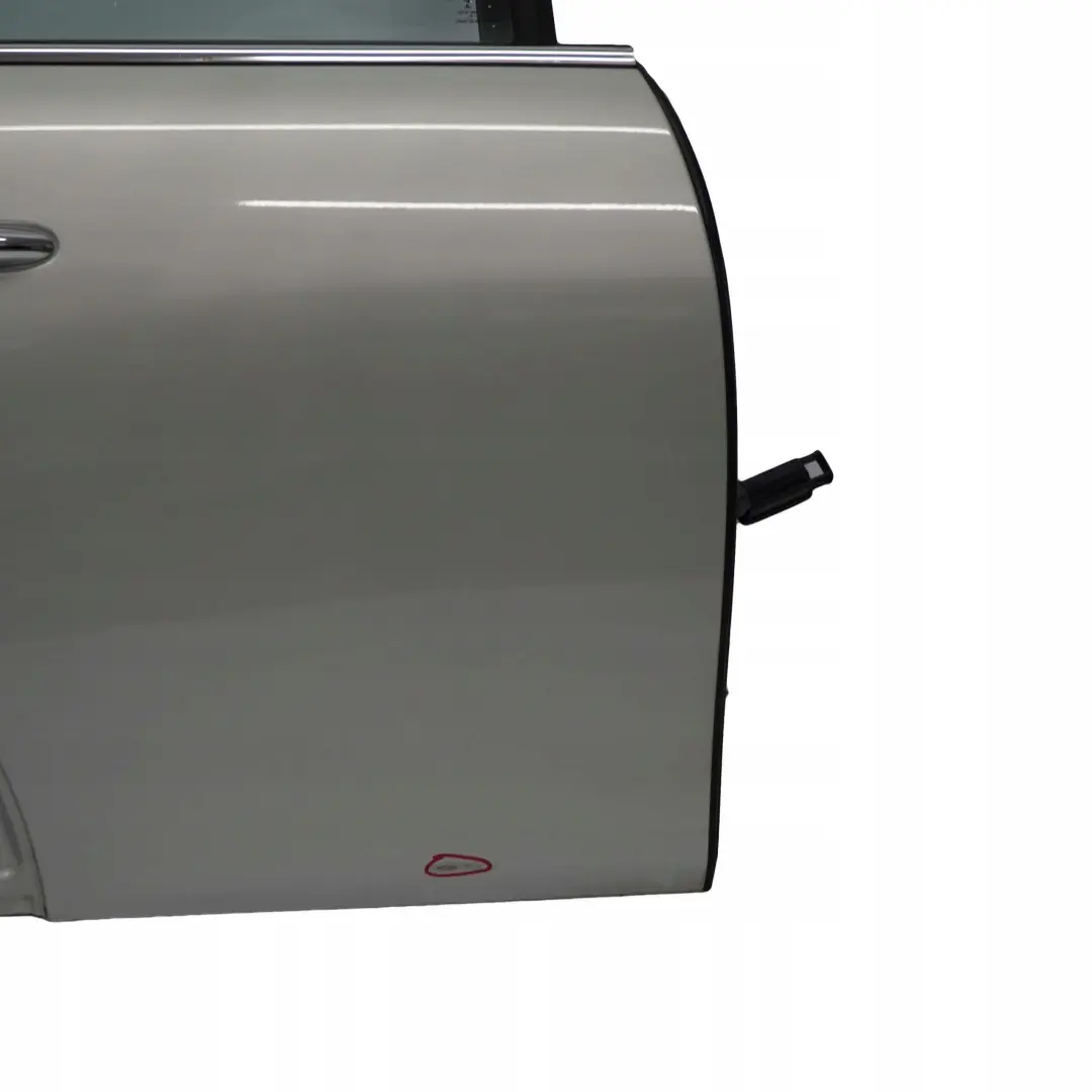 Door Rear Right O/S Covering Panel White Silver Metallic - A62 to Mini F55 with Part number 7327450 Mini F55 Door Rear Right O/S Covering Panel White Silver Metallic - A62 - SKU 7327450-WS - Part number 7327450