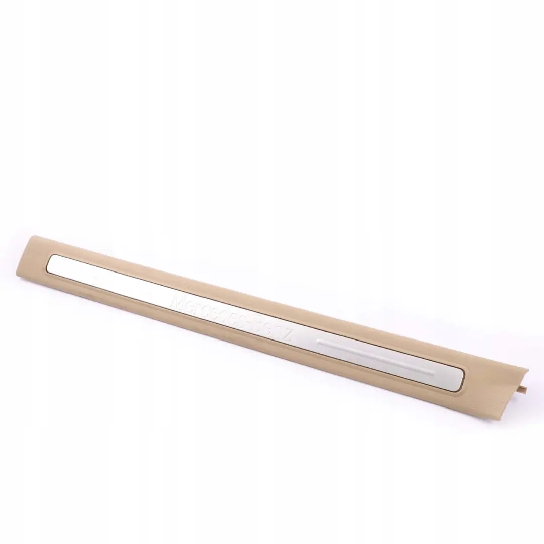 Mercedes-Benz A-Class W169 Front Left Door N/S Sill Entrance Trim Strip Beige to with Part number A1696801174 Mercedes-Benz A-Class W169 Front Left Door N/S Sill Entrance Trim Strip Beige - SKU A1696801174 - Part number A1696801174