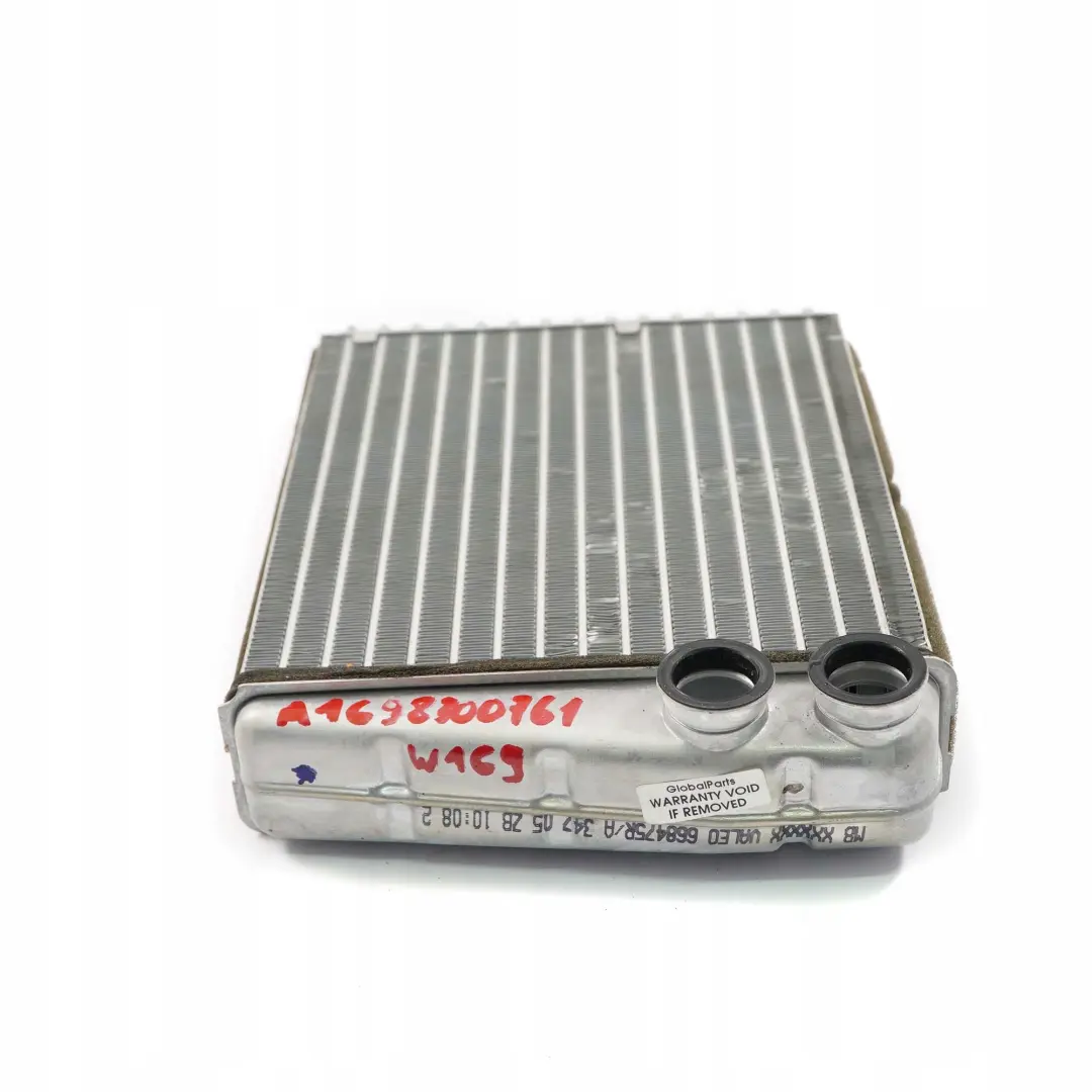 Mercedes-Benz A B Class W169 W245 Heater Radiator Matrix Diesel to with Part number A1698300761 Mercedes-Benz A B Class W169 W245 Heater Radiator Matrix Diesel - SKU A1698300761 - Part number A1698300761