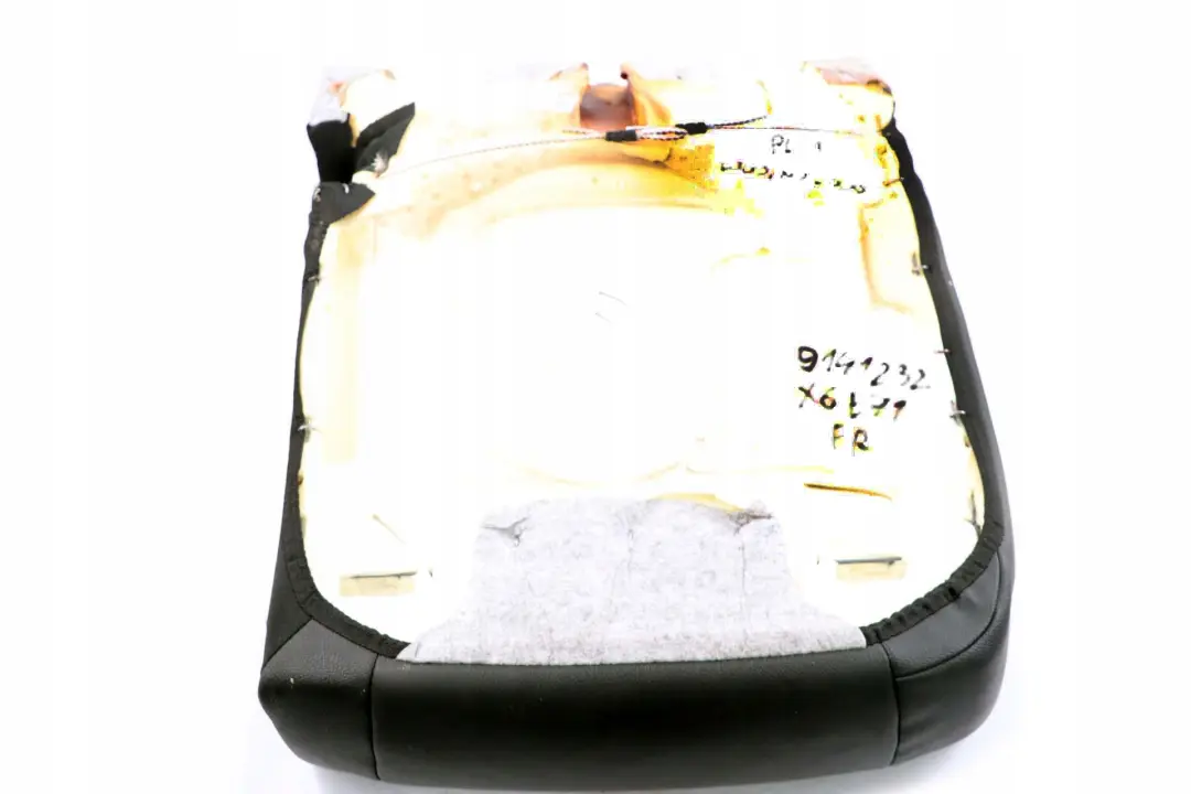 BMW X6 Series E71 Black Leather Rear Right Seat O/S Bench Cover Panel - SKU 9141232 - Part number 9141232