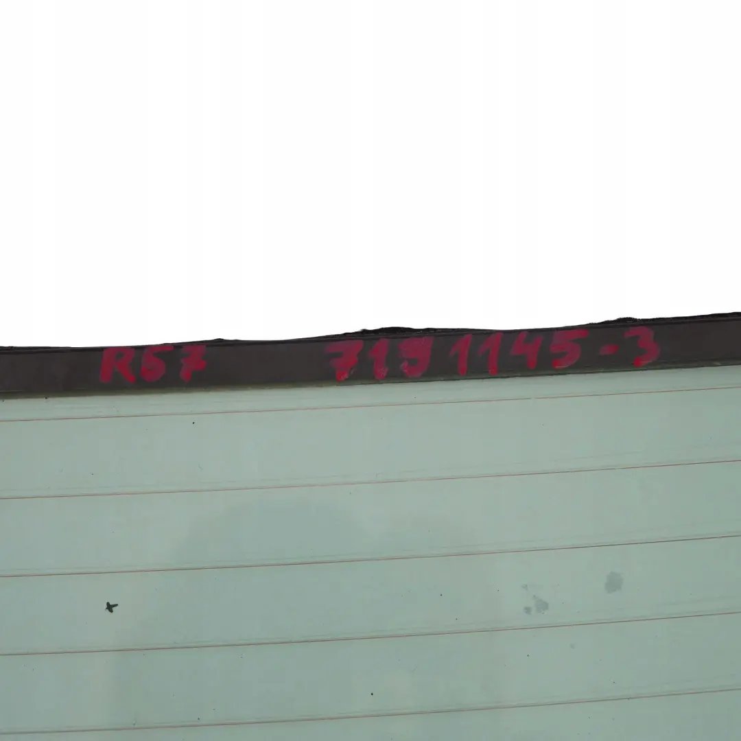 Lunotto Posteriore Tetto Apribile Vetro AS2 per Mini Cooper R57 Cabrio con numero di parte 7191145 Mini Cooper R57 Cabrio Lunotto Posteriore Tetto Apribile Vetro AS2 - SKU 7191145-3 - Numero di parte 7191145