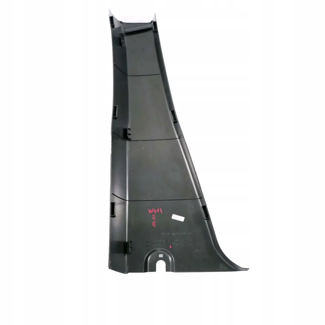 Mercedes-Benz Vaneo W414 B-Pillar Right O/S Bottom Trim Panel Black - SKU A4146902025 - Part number A4146902025