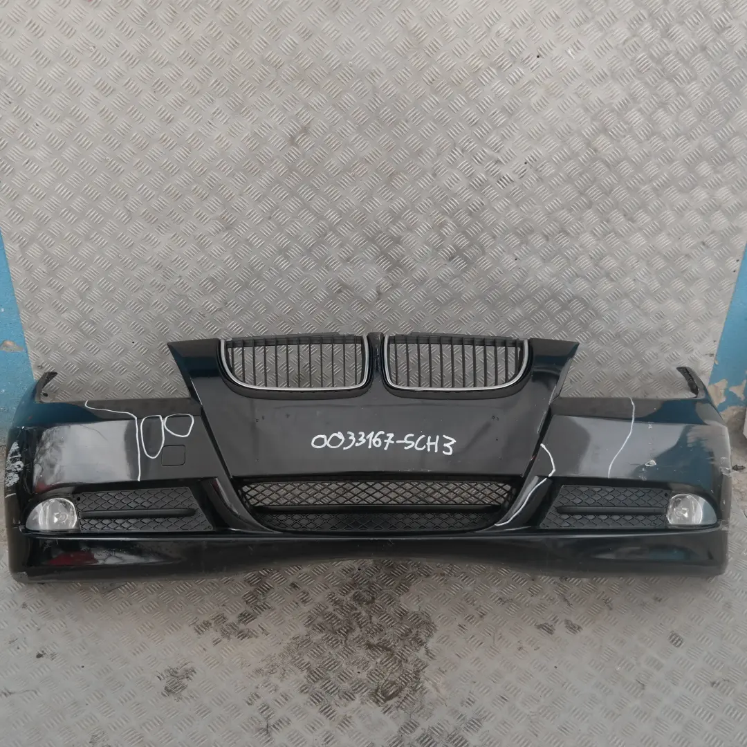 BMW 3 E90 Zderzak przedni przód schwarz II 668 - SKU 0033167-SCH3 - Numer Części 33167