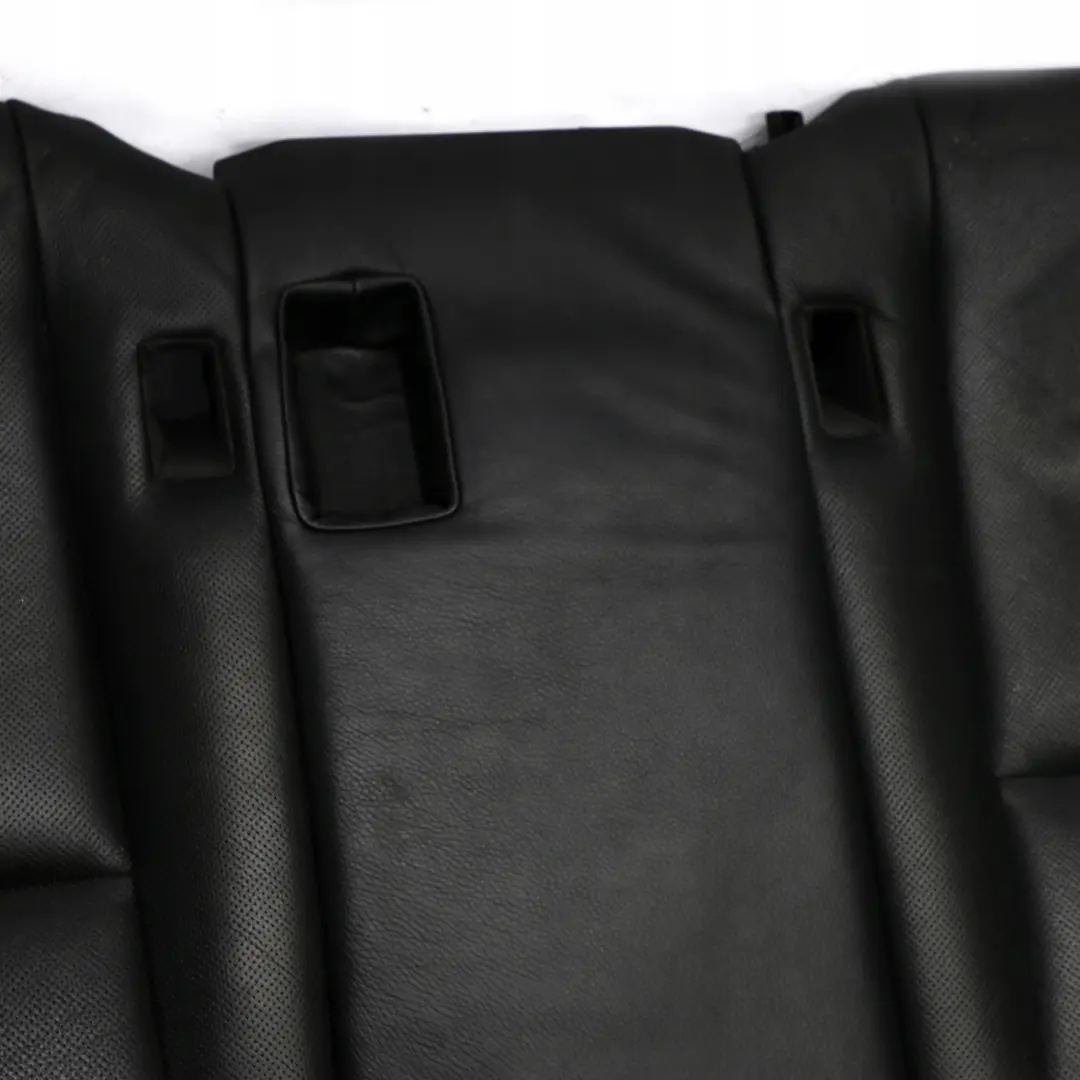 BMW 7 E65 E66 Rear Seat Bench Base Couch Seat Cover Climate Black Leather Nasca - SKU 7142309 - Part number 7142309
