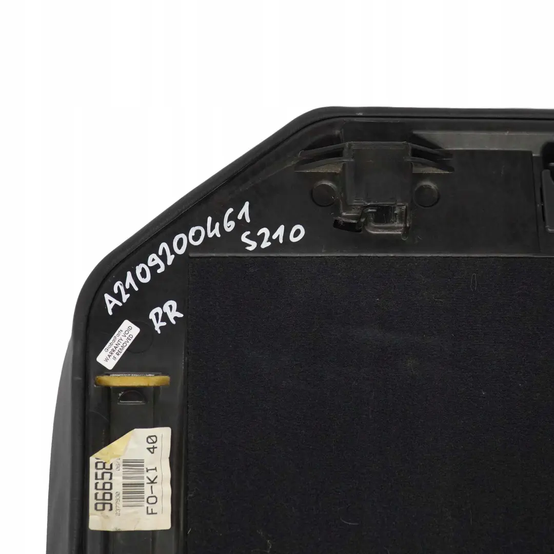  Mercedes-Benz E W210 Estate S210 Rear Right O/S Seat Bench Couch Leather Cover - SKU A2109200461 - Part number A2109200461