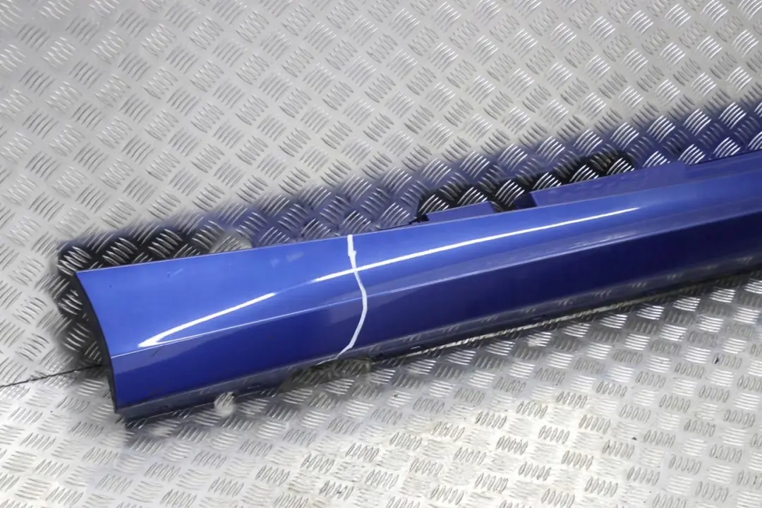 Sill Strip Side Skirt Right O/S Montegoblau Montego Blau - A51 to BMW 1 E87 LCI with Part number 0036144 BMW 1 E87 LCI Sill Strip Side Skirt Right O/S Montegoblau Montego Blau - A51 - SKU 0036144-MTB - Part number 0036144
