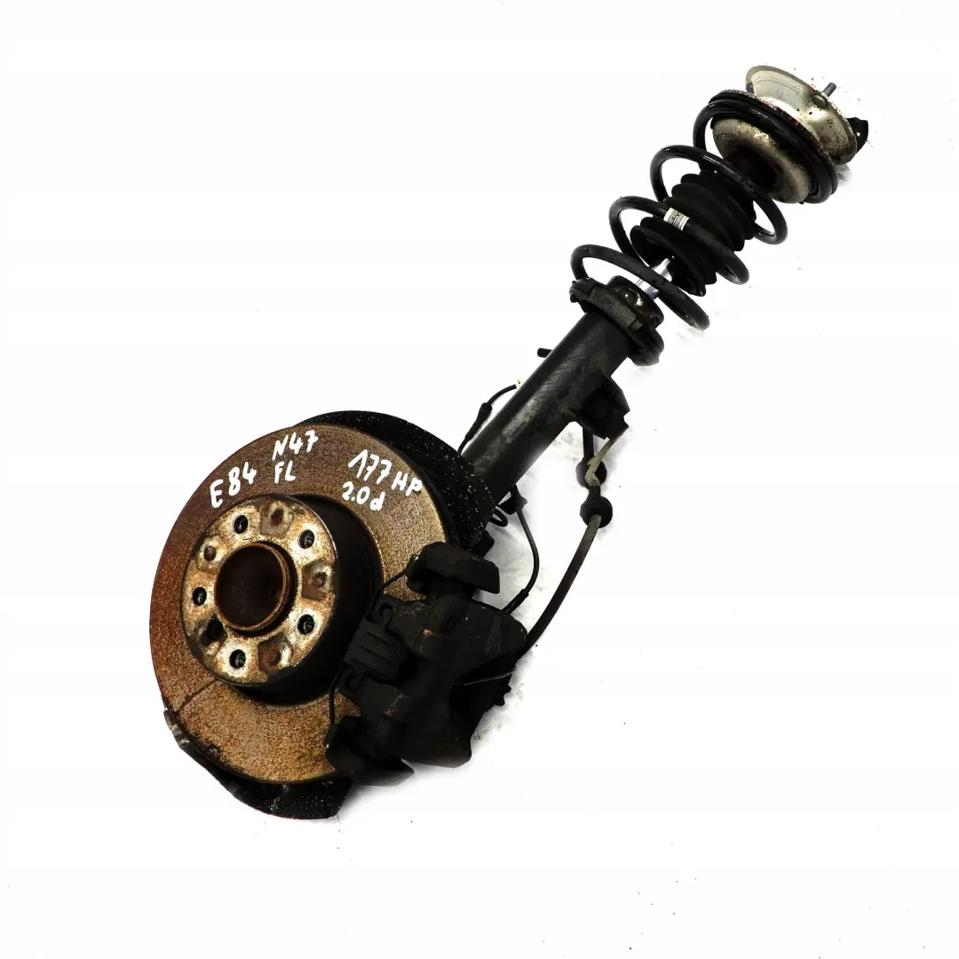 Delantero Izquierdo Muelle Pata Suspensión Freno Disco para BMW X1 E84 18i 18d 20d con número de pieza 6789573 BMW X1 E84 18i 18d 20d Delantero Izquierdo Muelle Pata Suspensión Freno Disco - SKU 6789573 - Número de pieza 6789573