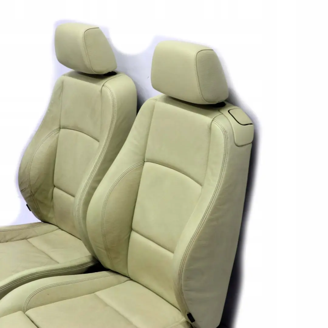 BMW Convertible Cabrio Heated M Sport Lemon Leather Interior Seats Door Card - SKU E88 M Sport Lemon Leather Seats - Part number E88