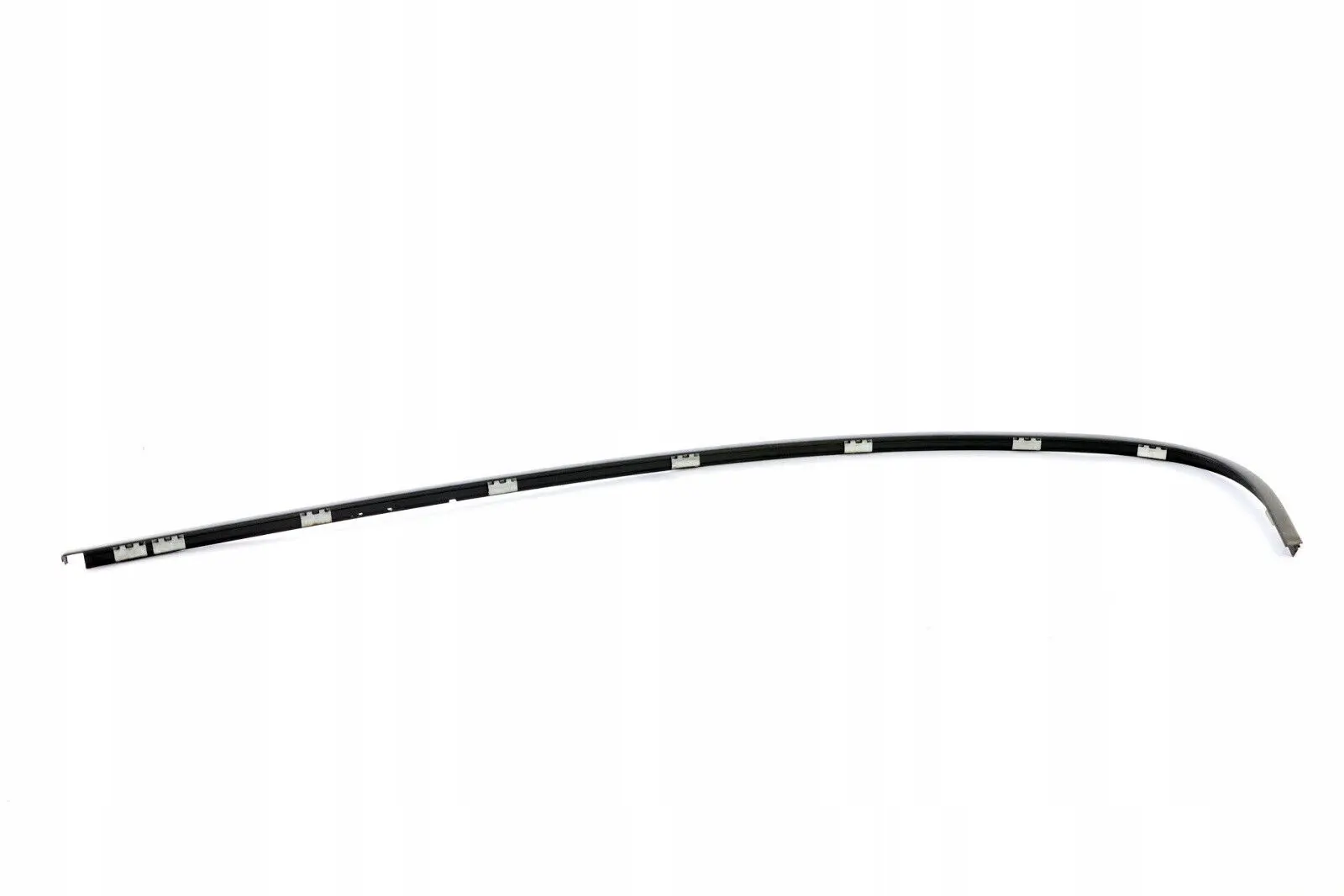 BMW 5 Series E60 E60N LCI Finisher Window Frame Top Door Rear Left N/S Black