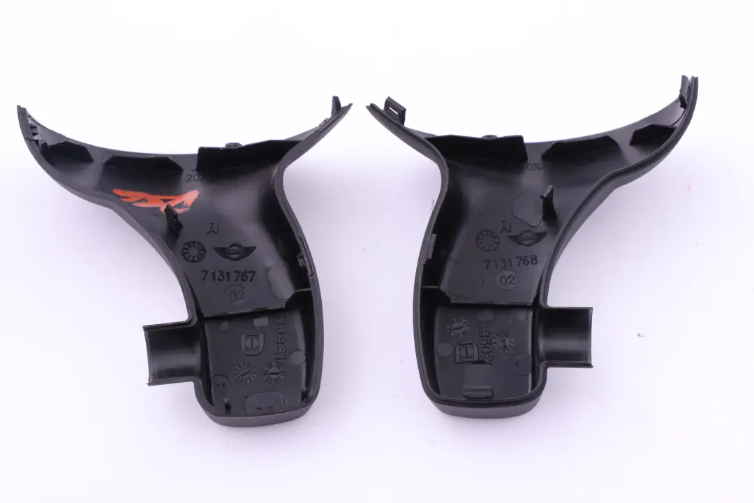 BMW MINI Cooper One R50 R53 R55 R56 R60 Interior Rear View Mirror Covers Trim - SKU 7163810 - Part number 7163810