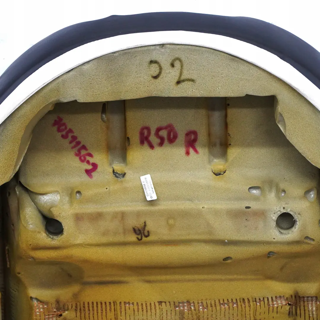 BMW Mini Cooper R50 Vorne Rechts Bezug Basis Sitz Leder Profile - SKU 7051156-2 - Teilenummer 7051156