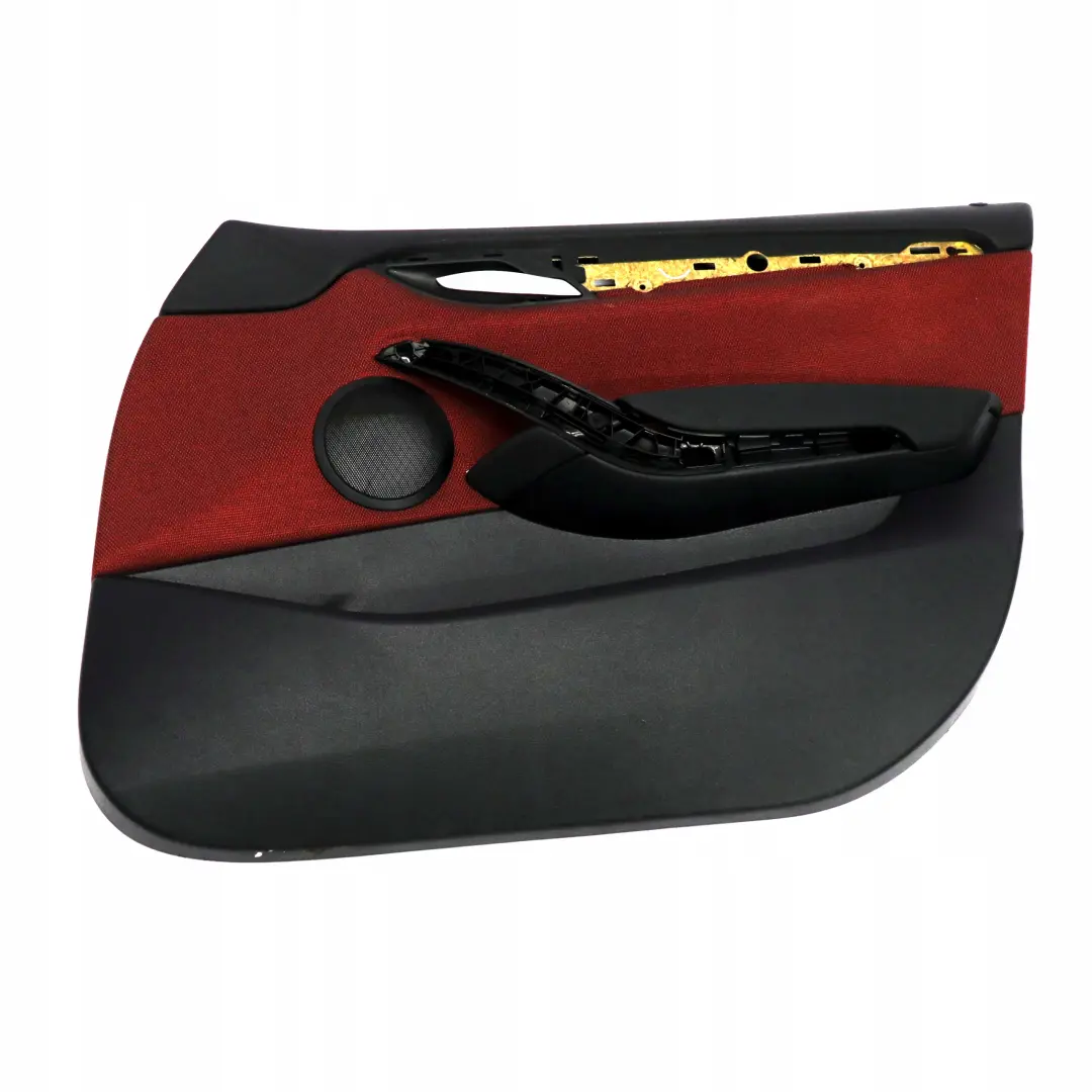 Delantero Derecho Forro Tarjeta Puerta Tela Tela Rojo Bermellon para BMW X1 E84 con número de pieza 7320192 BMW X1 E84 Delantero Derecho Forro Tarjeta Puerta Tela Tela Rojo Bermellon - SKU 7320192 - Número de pieza 7320192