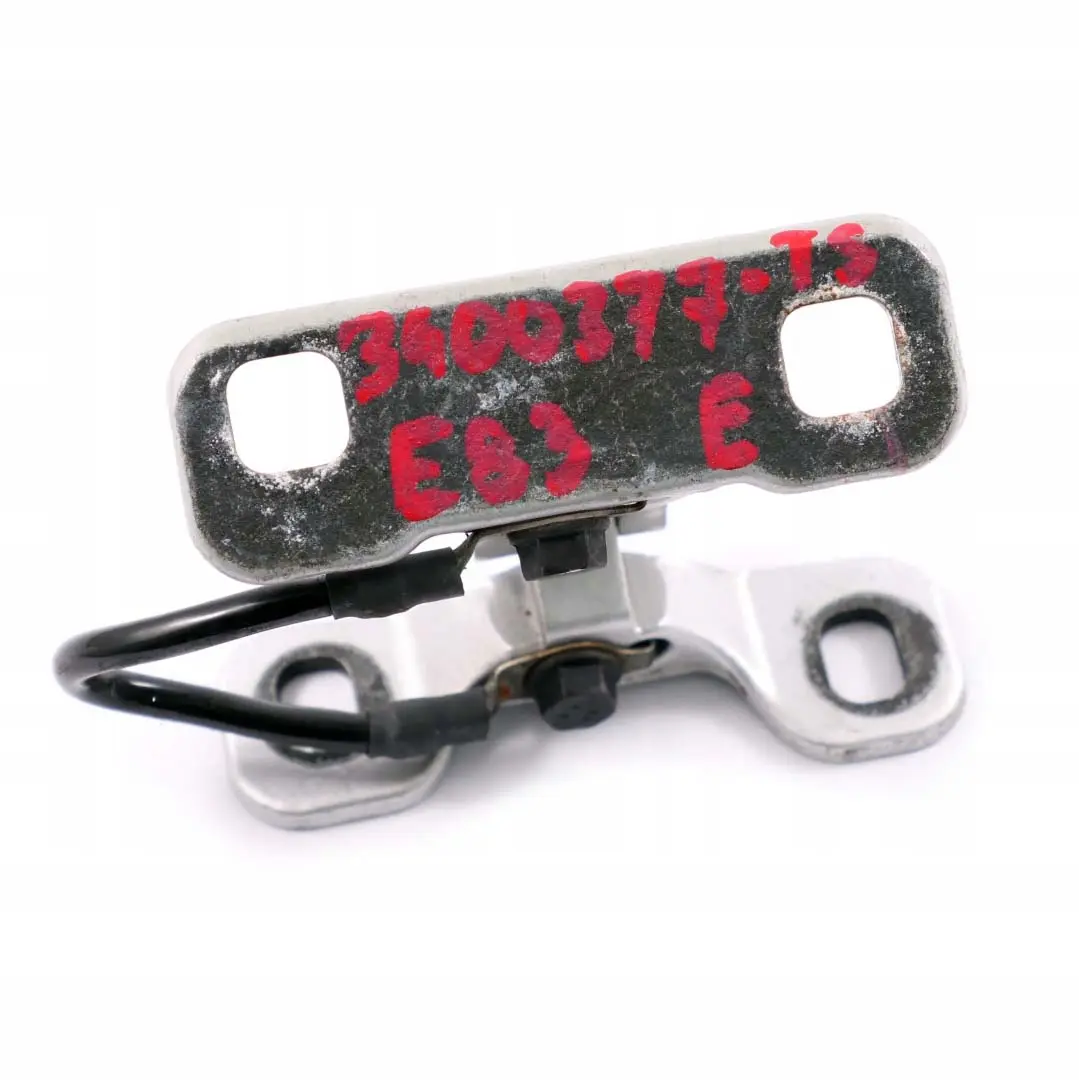 Maletero Tapa Portón Trasero Bisagra Titansilber Plata Derecha para BMW X3 E83 con número de pieza 3400378 BMW X3 E83 Maletero Tapa Portón Trasero Bisagra Titansilber Plata Derecha - SKU 3400378-TS - Número de pieza 3400378