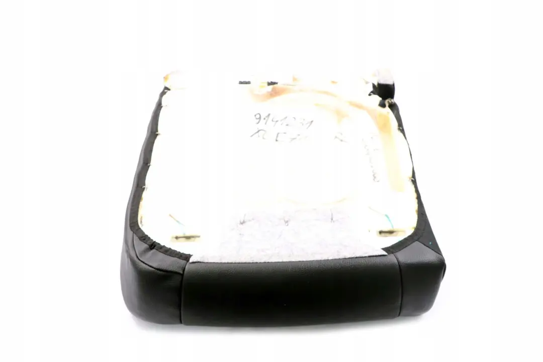 BMW X6 Series E71 Black Leather Rear Left Seat N/S Bench Cover Panel - SKU 9141231 - Part number 9141231