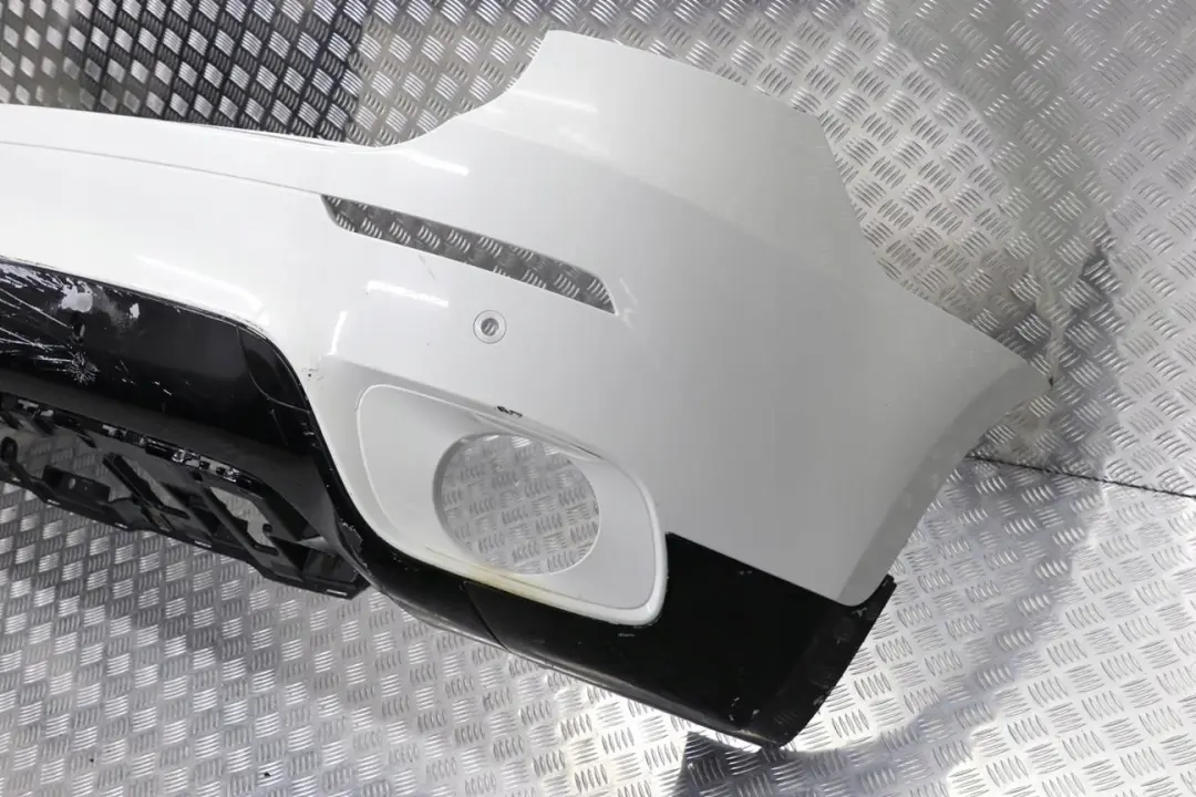 Bumper Trim Panel Alpinweiss Alpine White - 300 to BMW X6 Series E71 Rear with Part number 2147603 BMW X6 Series E71 Rear Bumper Trim Panel Alpinweiss Alpine White - 300 - SKU 2147603-AW - Part number 2147603